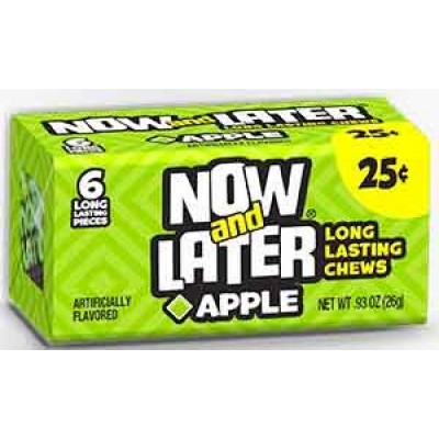 NOW & LATER APPLE CANDY 24CT/PACK